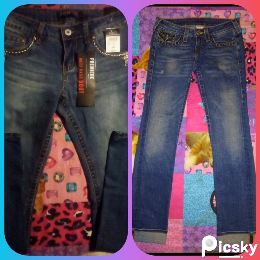 NEW 2 PAIRS JEANS